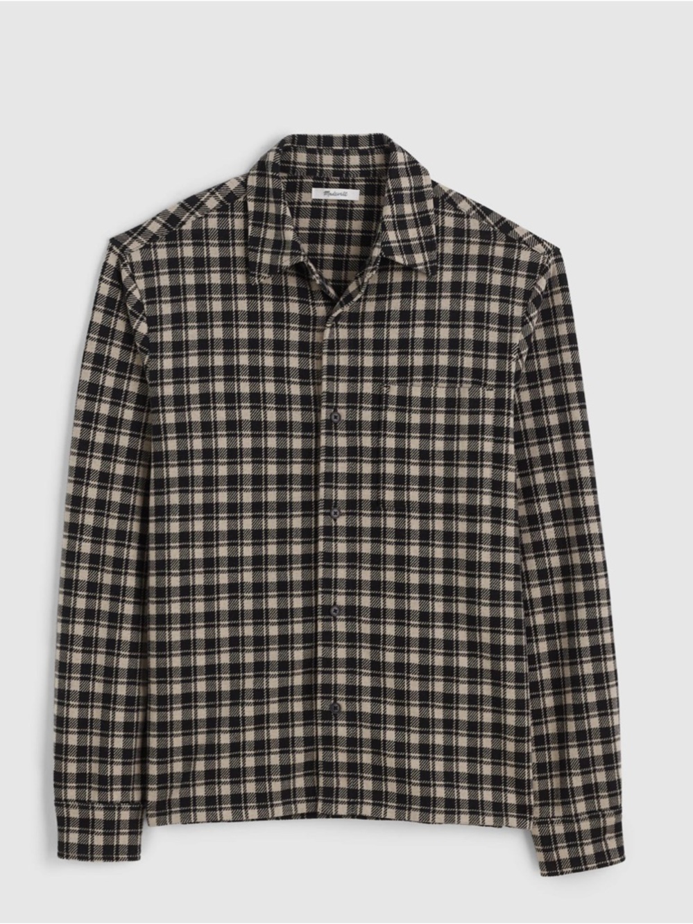 Madewell The Devoe Knit Shirt ~long Sleeve Button-Up Size S - Picture 6 of 13
